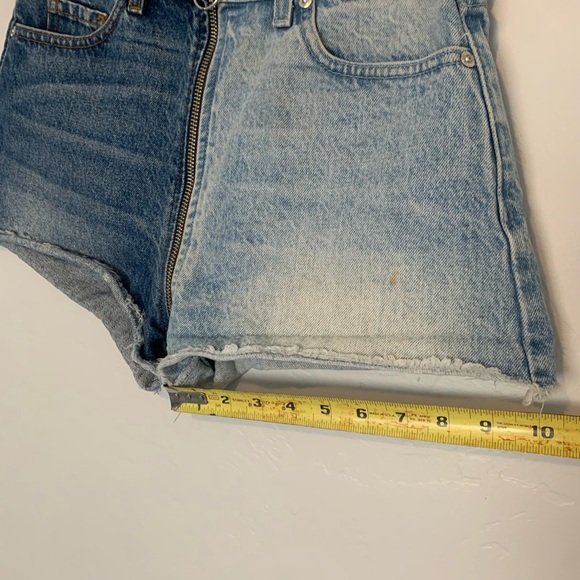 Revice Two Toned Denim Shorts with Wrap Around Zipper Size 26 - Picture 13 of 13
